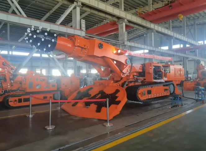C&ocirc;ng ty TNHH M&aacute;y m&oacute;c mỏ than Jiamusi｜Roadheader đang chạy thử nghiệm