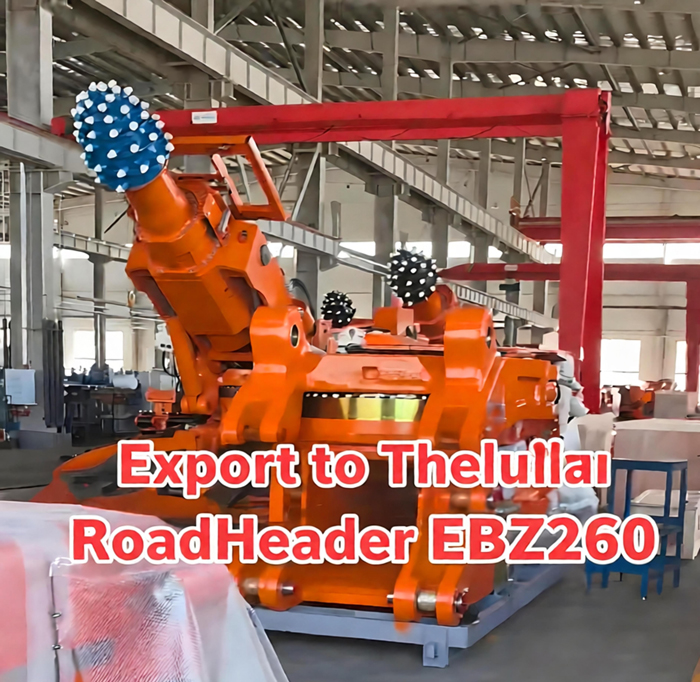 Máy khai thác than EBZ260 của Jiamusi được xuất khẩu thành công sang Thái Lan