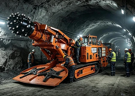 Dự &aacute;n đầu đường EBZ200 cho mỏ kim loại ở M&ocirc;ng Cổ