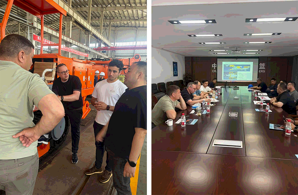 Các thương gia Đức đến thăm Công ty TNHH Thiết bị máy móc khai thác than Giai Mộc Tư để tăng cường hợp tác mua sắm máy móc than