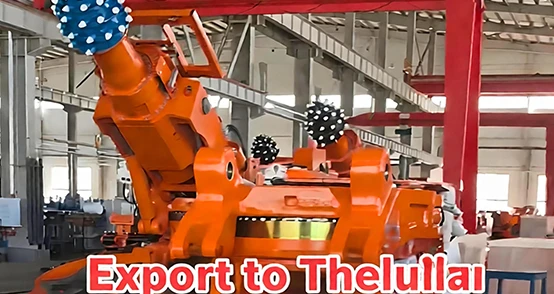 Roadheader EBZ260 của M&aacute;y khai th&aacute;c than Jiamusi đ&atilde; xuất khẩu th&agrave;nh c&ocirc;ng sang Th&aacute;i Lan Th&aacute;i Lan